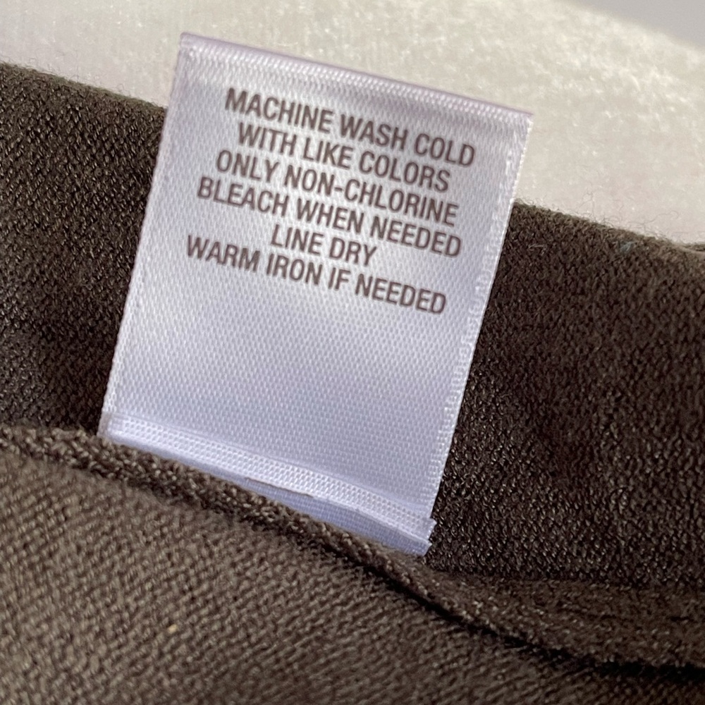 Olive Green Fitted 3/4 Sleeve Sweater - Picture 10 of 12